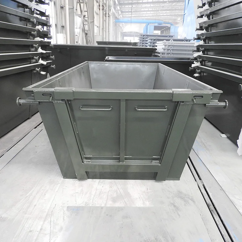 2m Outdoor Standard Garbage Bin Scrap Metal Marrel Skip Bins For Sale