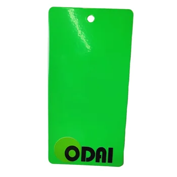 Ral Colors Apple Green Fluorescent Green Powder Coating Paint Glossy Texture Customization