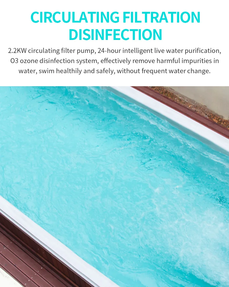 Modular Water Heater With Filter Pump Automatic Swimming Pool Cover