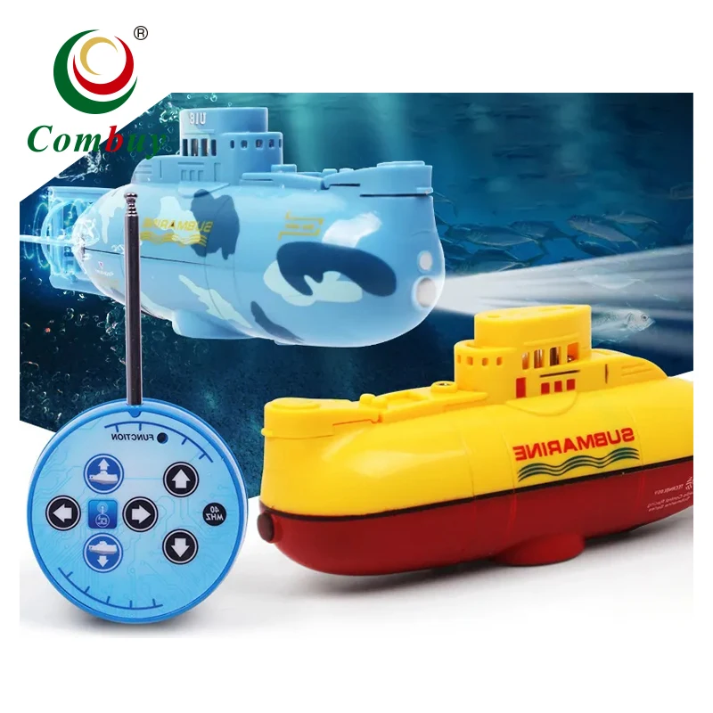 Mini Sous-marin Télécommandé Enfant – Bateau RC étanche – Jouet Radiosolitaire