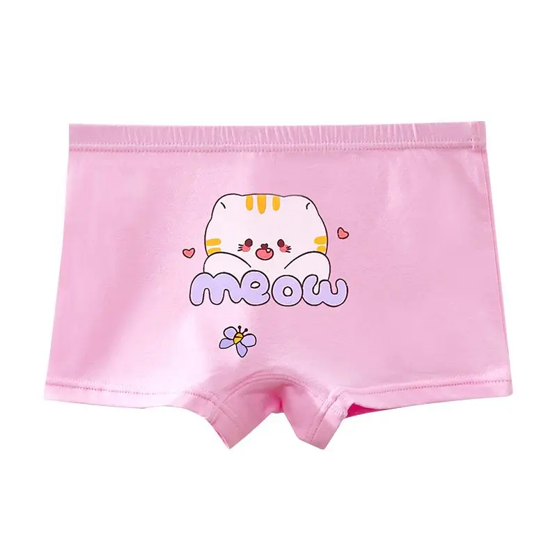 New Girls Underwear Made in Chinese Factory Cartoon Boxer - Main Image