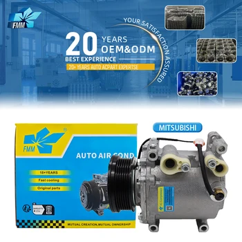 Mitsubishi Galant Lancer Stratus 1996-2004 12V Car AC Compressor 6pk Air Conditioning System for 2.4 CP9A Vehicles