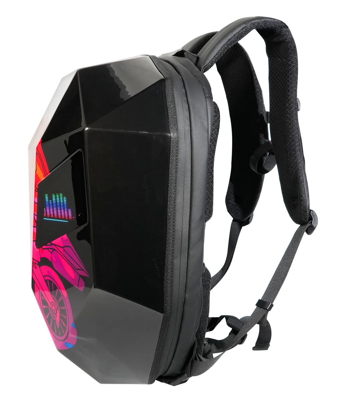 Programmable LED Backpack with 3D Light Display – Waterproof