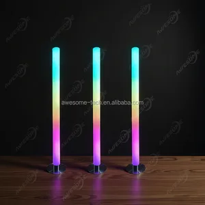 Portable Dimmable RGB Glowing Led Rainbow Tube with Base