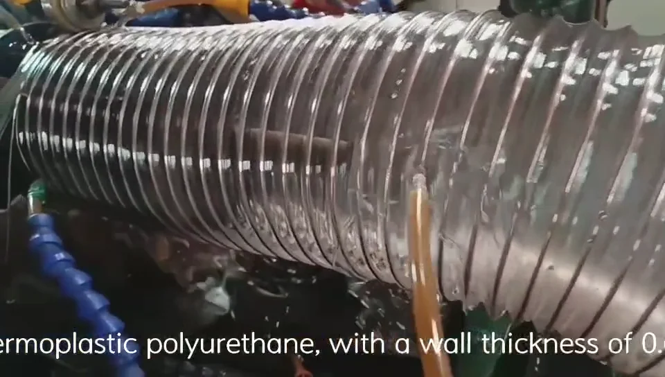 Pu Polyurethane Air Duct,Woodworking Vacuum Pipe,Steel Wire Corrugated