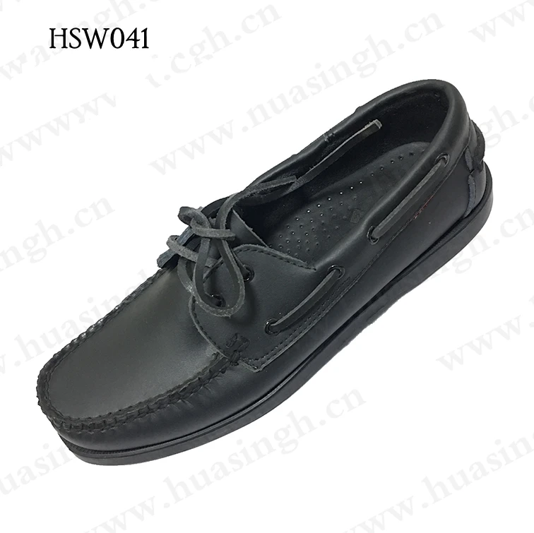 LXG,factory Cheap Price Black Natural Cow Leather Upper Penny Shoes Dirty Resistant Handmade Hard Outsole Peas Shoes HSW041