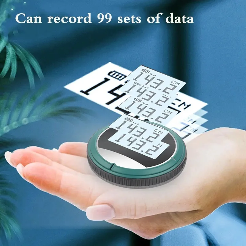 Electronic Tape Measure With LCD Display Digital Ruler Battery Powered Length Measuring Tool for Flat Curved