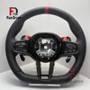 Full leather+Carbon Fiber Trim+with button