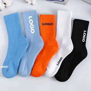 Quality Crew Designer Cotton Socks Women Men Sports Brand Socks Packaging Unisex Compression Hosiery Custom Socks