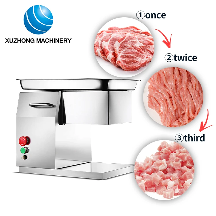 Manual Meat Slicer Stainless Steel Beef Cutter Thin Slicing for Home Cooking Hot Pot, Size: 44x17cm, Silver