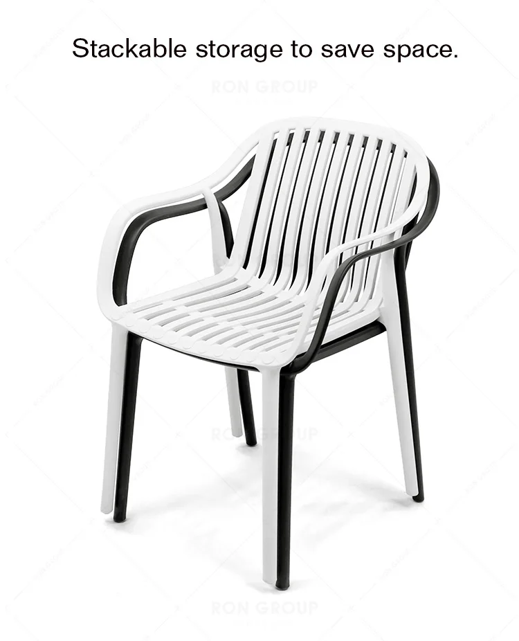 Hot Sale Restaurant Chair Simple Style Black White Party Furniture Dining Chair for Garden Restaurant