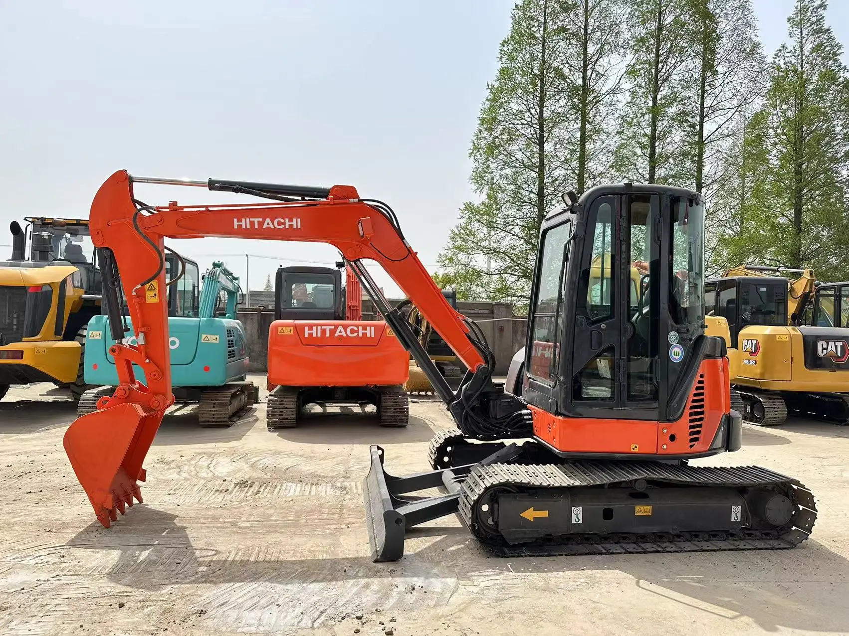 Mini Used Backhoe Excavator Hitachi ZX50U Hydraulic Crawler Backhoe Digger 5ton