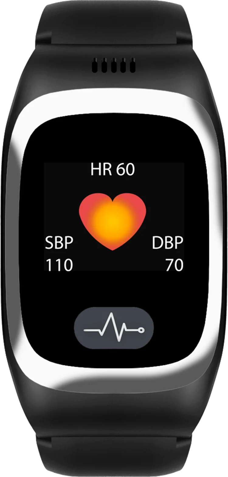 Emergency Call Button GPS Smart Watch GSM Mobile Phone With Body Temperature Monitoring for Elderly