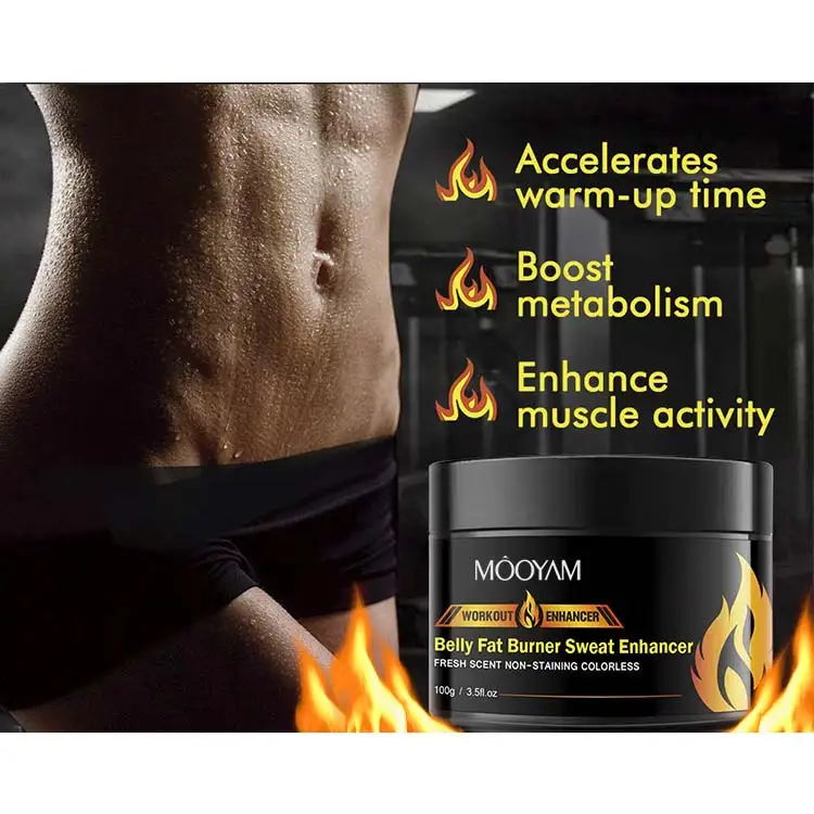 Mooyam Belly Fat Burner Sweat Enhance Hot Cream Slimming Fat Burn
