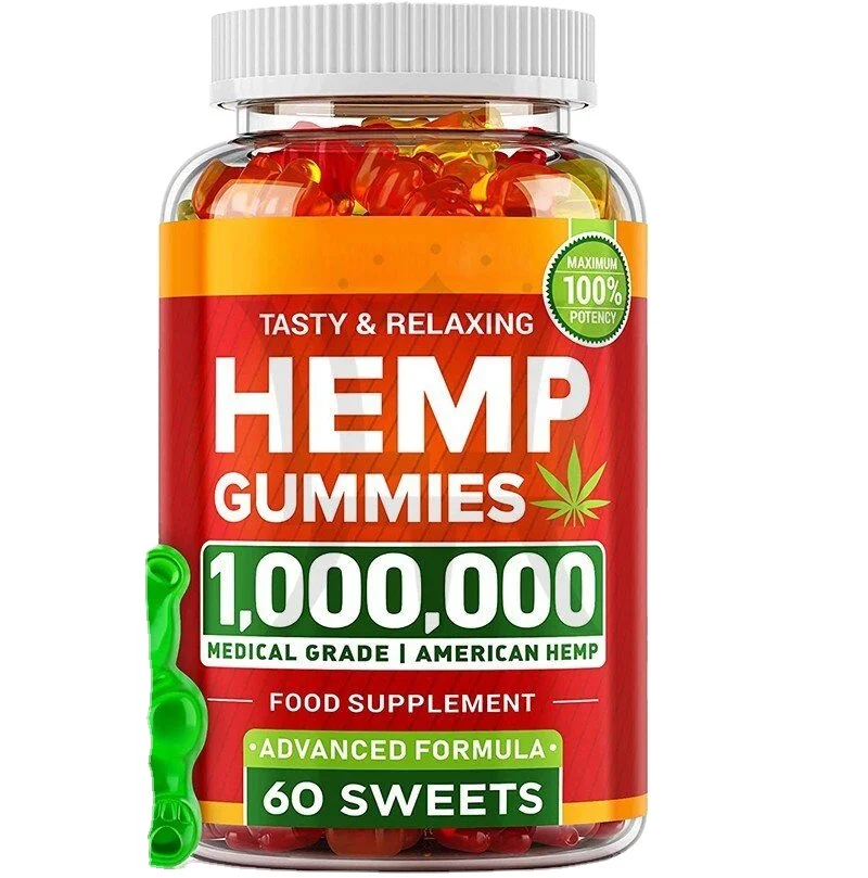 Мощный фруктовый Мишка с конопляным маслом, натуральные конопляные конфеты, суперэффективные добавки Омега и витаминов