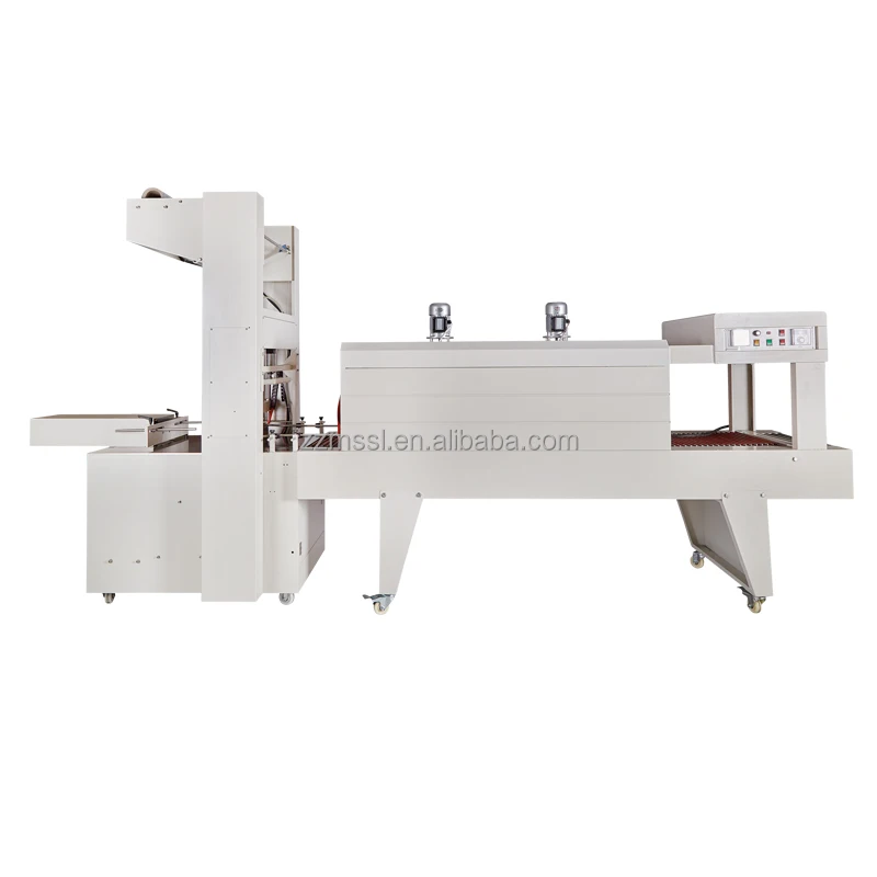 Plastic PE POF Film Auto Wrapper Shrink Wrap Packing Machine Automatic Heat Tunnel Packaging Shrink Wrapping Machine
