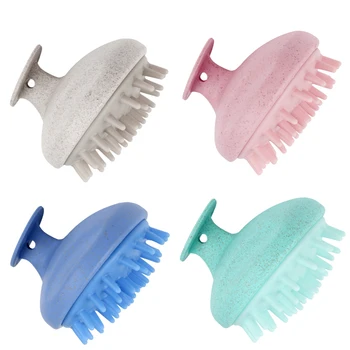 Multi-color Portable Massage head Pet massage High Quality Washing Silicone Hair Brush A Bath Brush for SHANGZHIYI