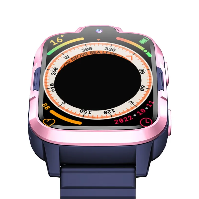 Y52 4G Kids Smart Watch with Touch Screen OLED Display GPS Enabled SOS Call Sports Mobile Watch for Boy Girl
