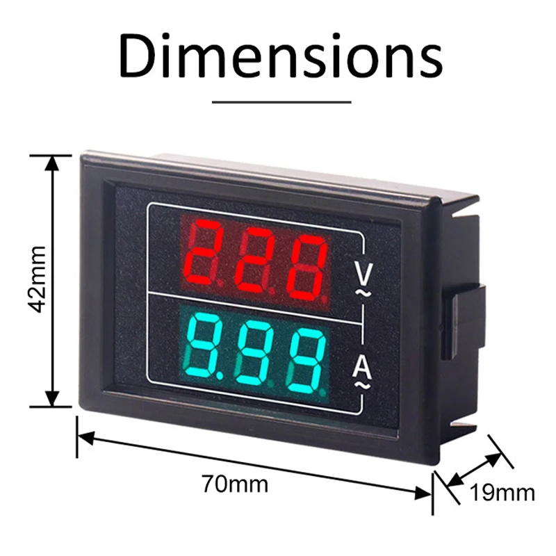 PZEM-004T Current Voltage Multimeter Module 80-260V 100A +Split-Core Transformer