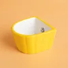 Yellow hanging cage small pet bowl-upgraded iron plate screws