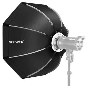 Neewer 35.4 Inches/90 Centimeters Foldable Octagonal Softbox With Bowens Mount Speeding, Carrying Case for Speedlite Studio