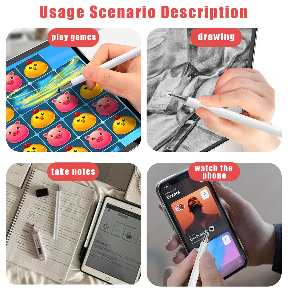 Универсальный стилус для смартфона на Android Iphone планшет ручка сенсорный экран Apple карандаш аксессуары iPad