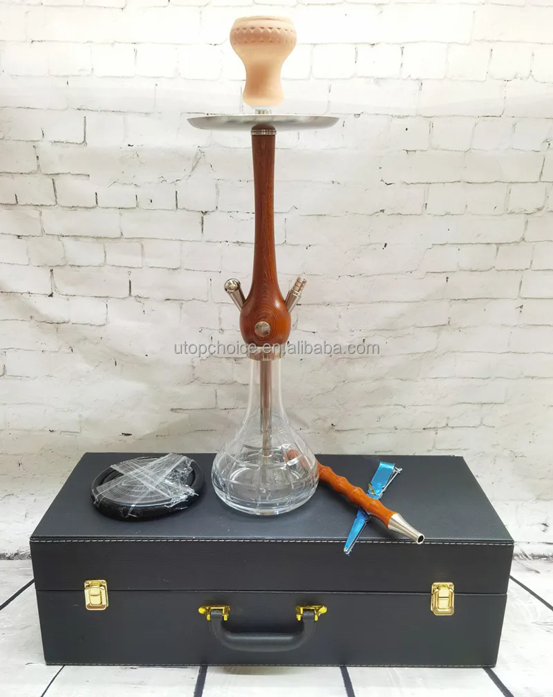 Customizable Large Size Hookah Lavish Leather Gift Box Packaging