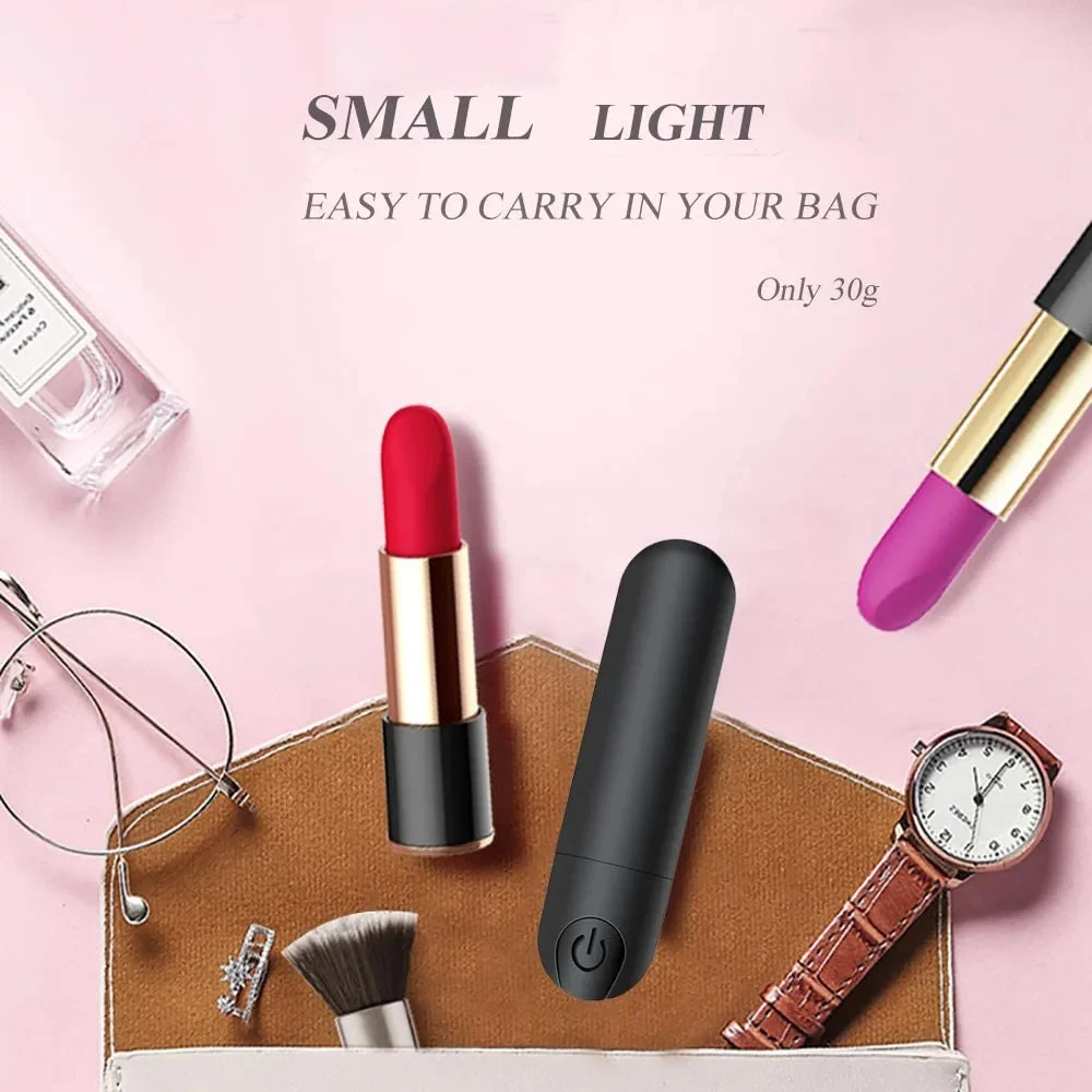 USB Charging 10 Speeds Mini Bullet Dildo Vibrators Vagina Anal Massager for Female Adult Sex Toys for Women Clitoris Stimulator