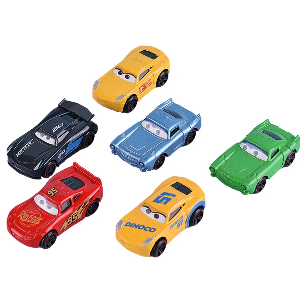 Dihua OEM Customize Car Shape Design Plastic Toy Movie Cartoon Car Toys for Kid Gifts Collection