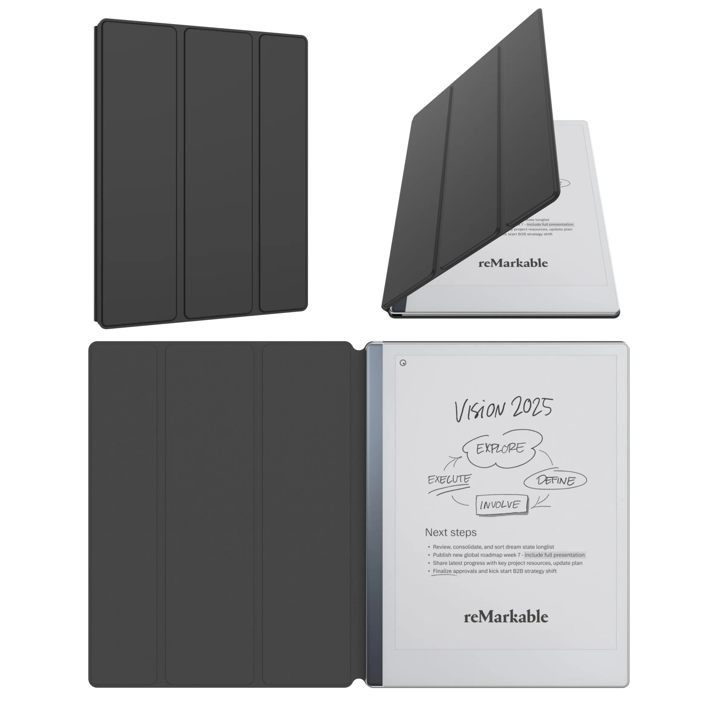 Premium PU Leather Case for reMarkable 2 Tablet  10.3