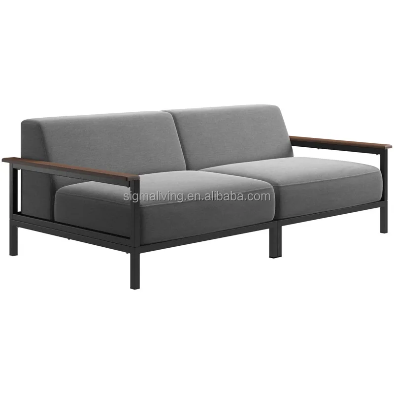 Outdoor patio sofa set furniture aluminum casting outdoor sofa best-selling garden sofa