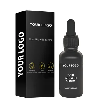 Professional Vegan Herbal Keratin Hair Serum Thickening Fibers for Hair Treatment Anti-Hair Loss Container