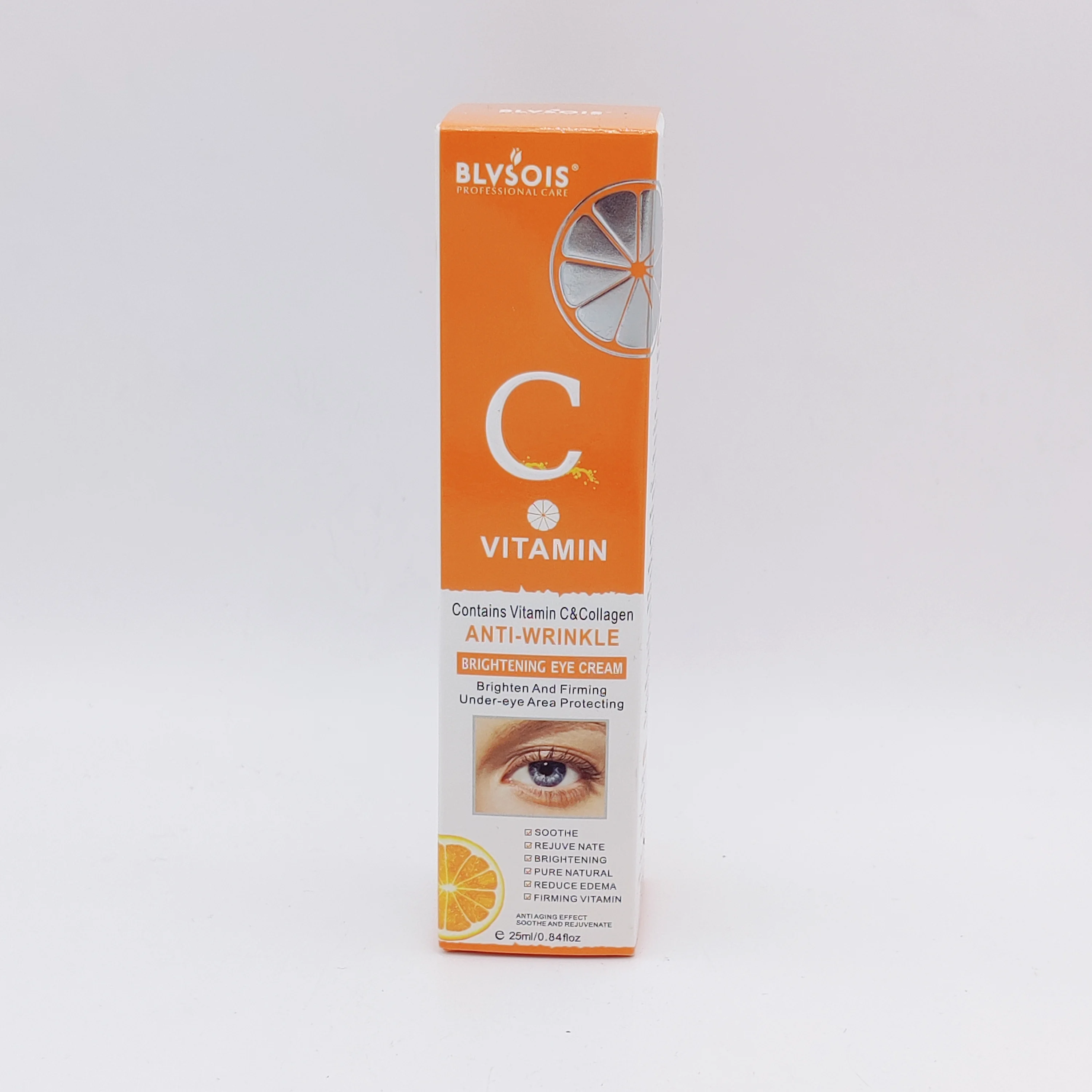 BLVSOIS Vitamin C Remove Dark Circles Bag Wrinkle Eye Cream Support ODMOEM Anti Aging Eye Cream