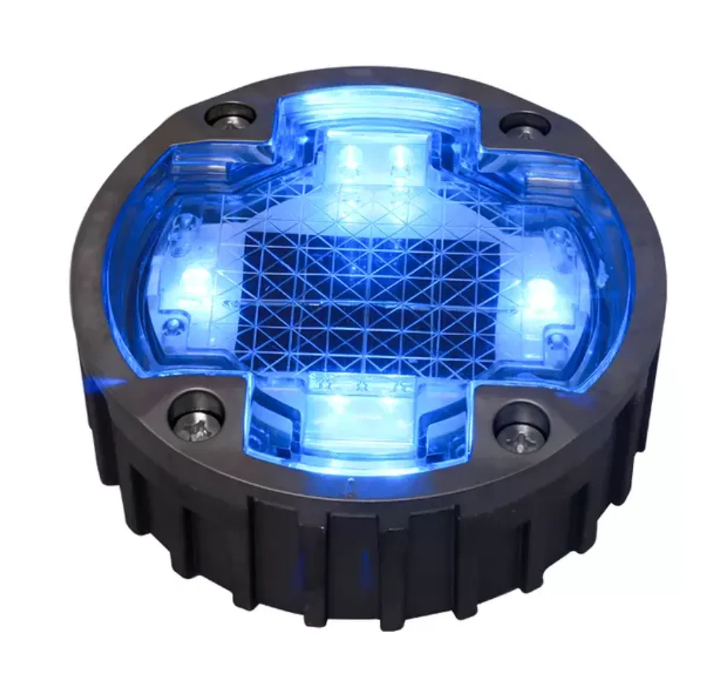 Factory Wholesale Aluminium Reflective LED Ceramic Glass G 105 Metallic Warning Light Reflector Solar Power Road Stud