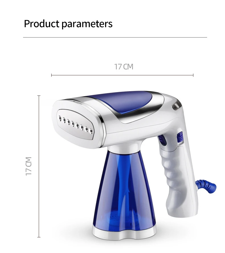 Foldable Handheld Steam Iron,Garment Ironing Machine Travel Portable