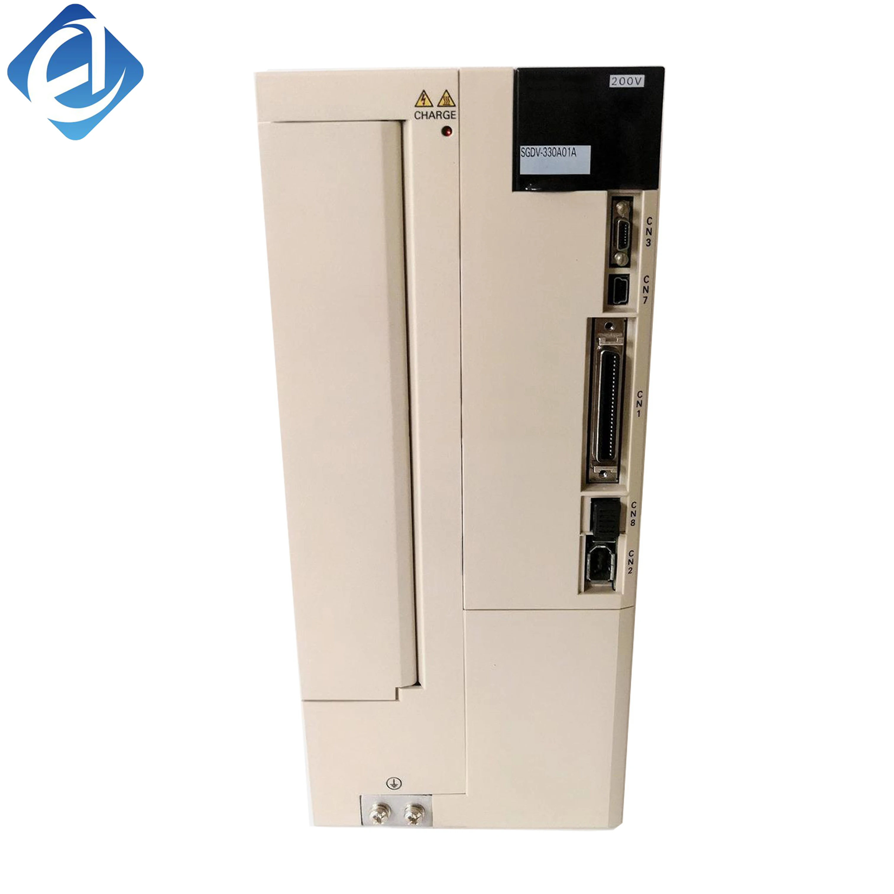 New Original SGDV-330A01A Yaskawa Sigma V SGDV series servo drive, designed for medium and high-power precise position, speed and torque control in industrial automation motion systems.