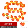 30 red maple leaves (12 strips)