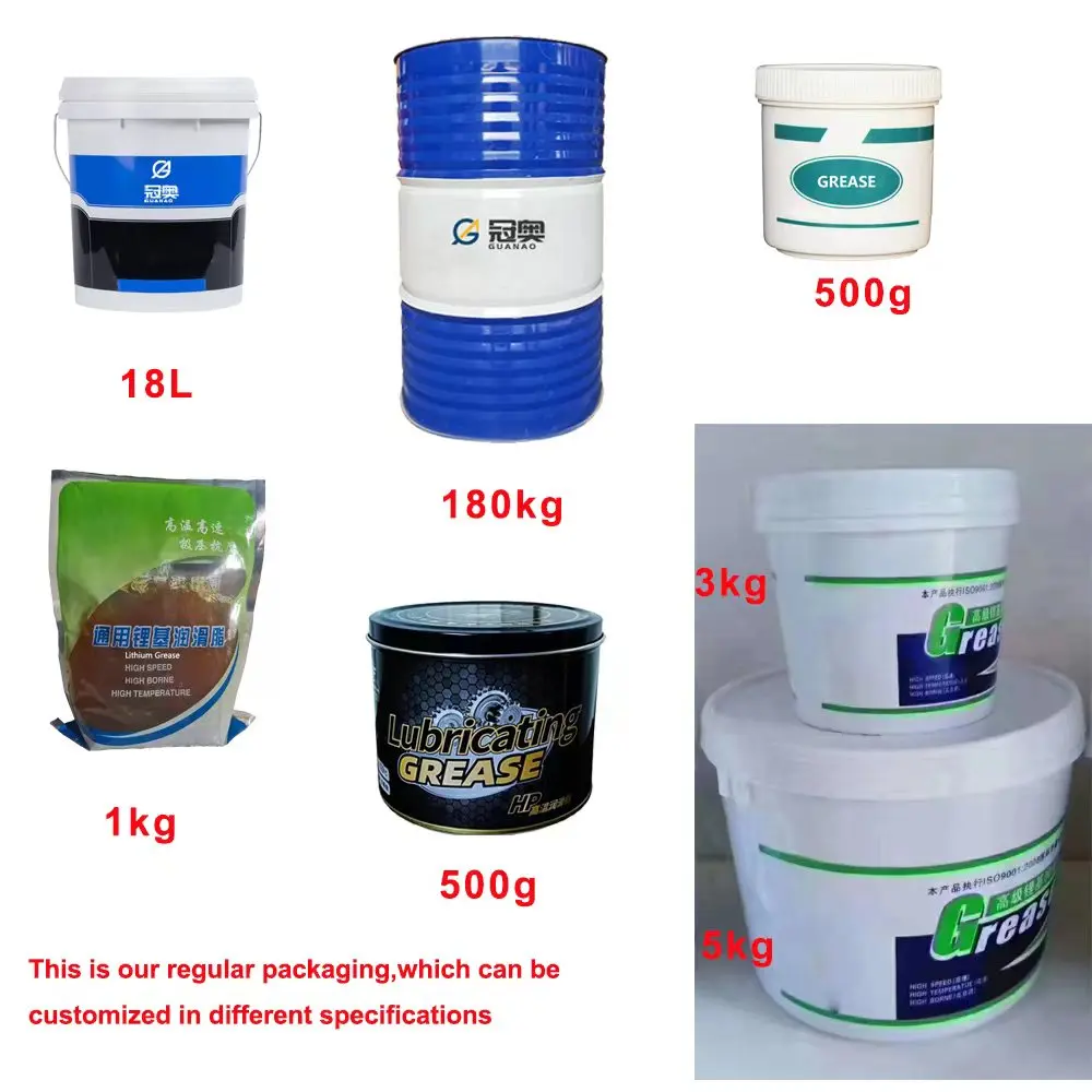 Grease Manufacturer Ep2 Ep3 Extreme Pressure Grease For Heavy Truck
