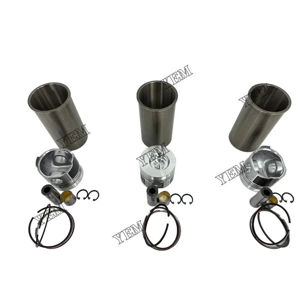 Cylinder Liner Kit Fit for Yanmar 3T75HA Engine
