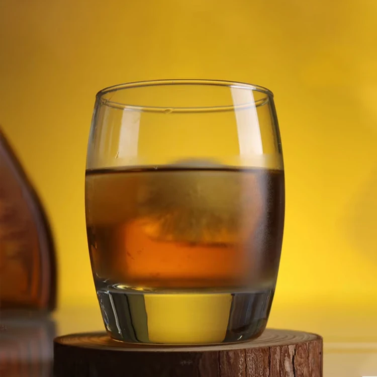 Wholesale Custom Extra Thick Base Libbey Wine Glasses 266ml for Glencairn Tumbler Whiskey Glass Lead Free Transparent Design