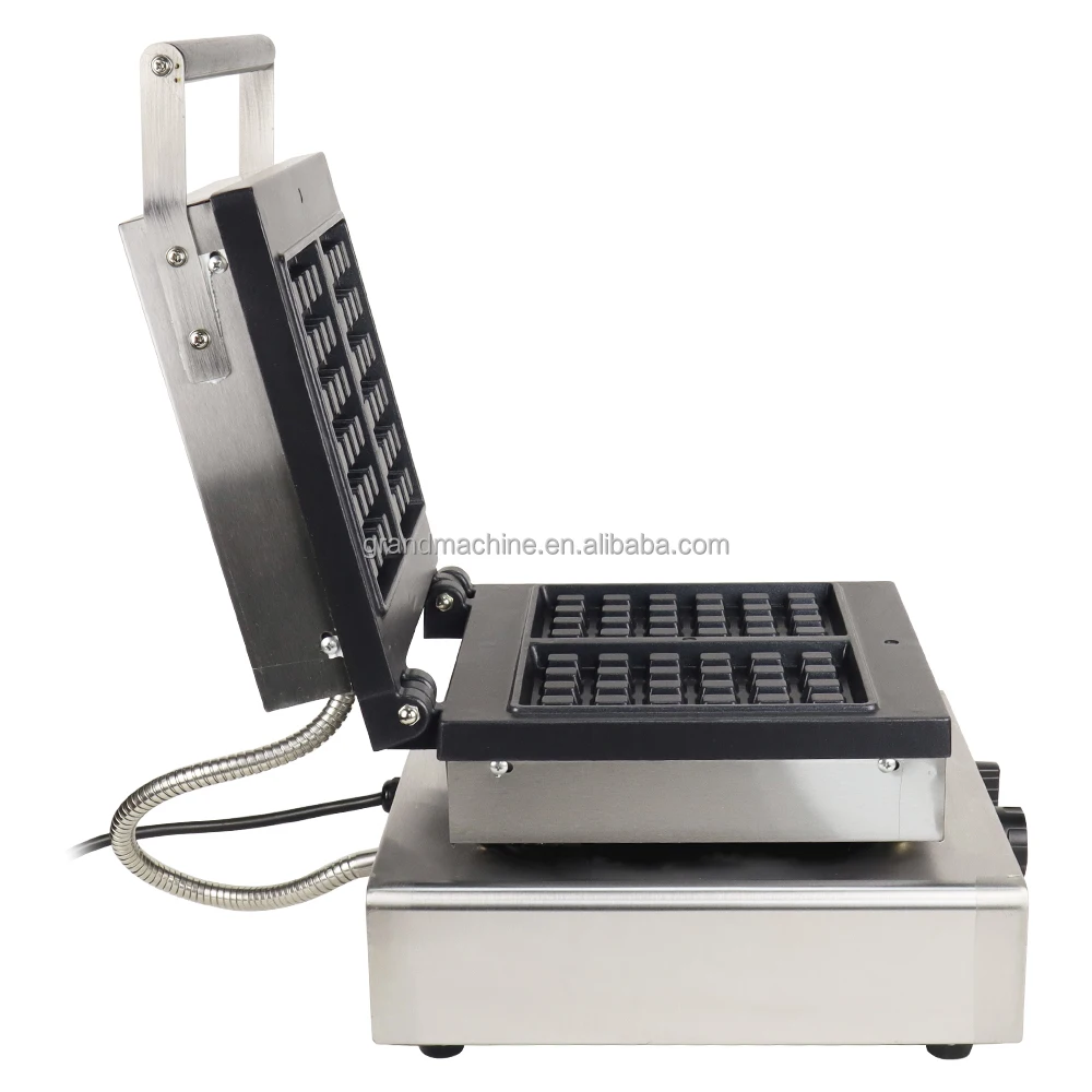 Commercial Professional waffle maker machine with iron cast cover for sale details