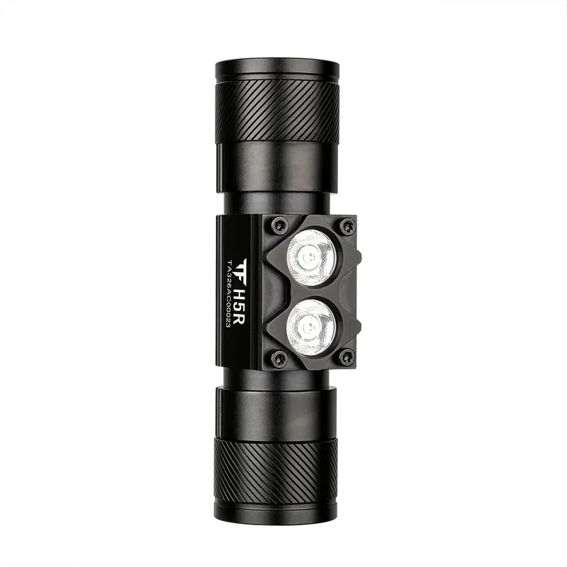TrustFire H5R 600lm двойной фонарик USB перезаряжаемый алюминиевый HF светодиодный фонарик высокой мощности с индикатором батареи