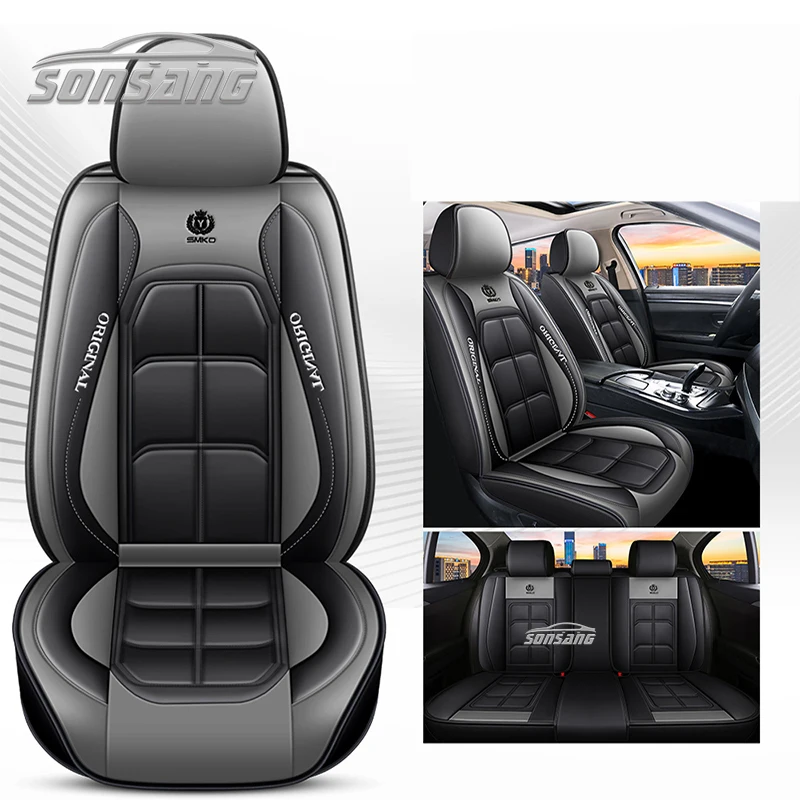 9D Car Seat Covers Full Set Luxury Pvc Leather Seat Covers Car Full Set  Luxury
