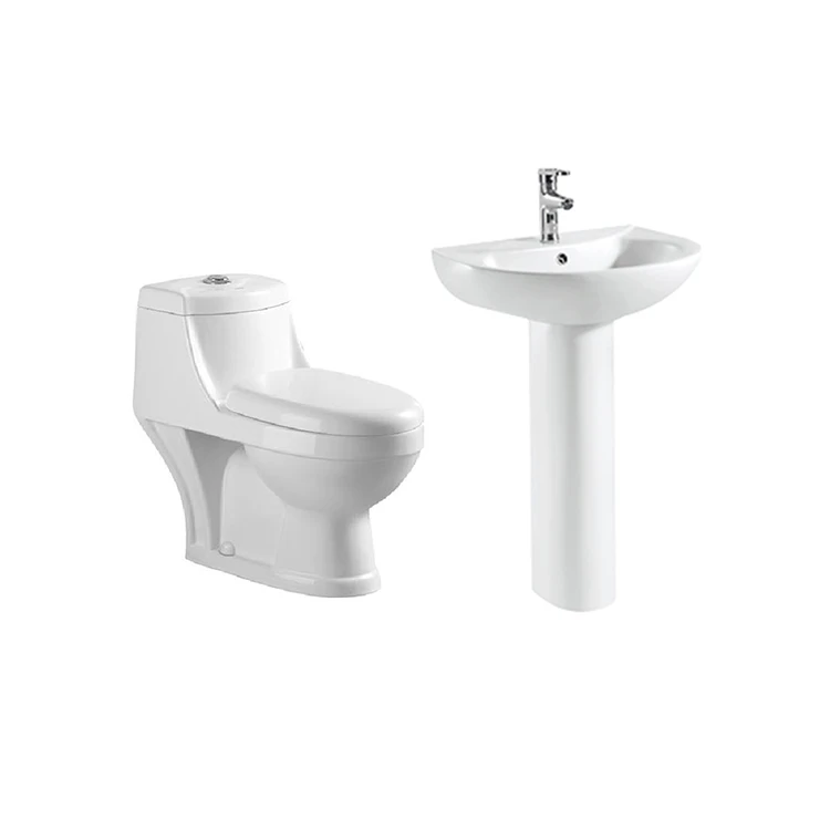 Factory Bathroom Toilet Basin Sets S-trap 250mm Gravity Flush Inodoros WC Toilet Bowl