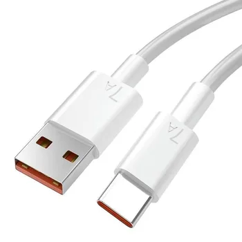 Manufacturer low price Super Fast charging 7A Silicone USB to Type-c Data Cables with Charging for Huawei Maximum power 100w