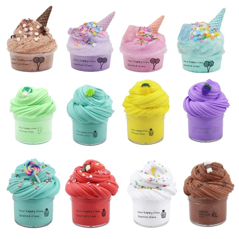 Оптовая продажа с завода Diy слизь набор фруктов мягкая эластичная и пушистая шпатлевка сухая на воздухе глина пластилин другие игрушки