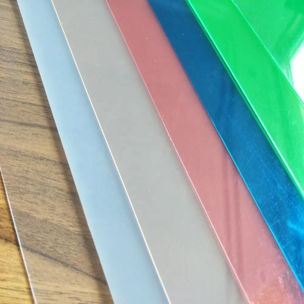 Flexible PVC Transparent Plastic Sheets 0.2-2mm Thickness Double Film for Flooring & Decoration Smooth Colorful