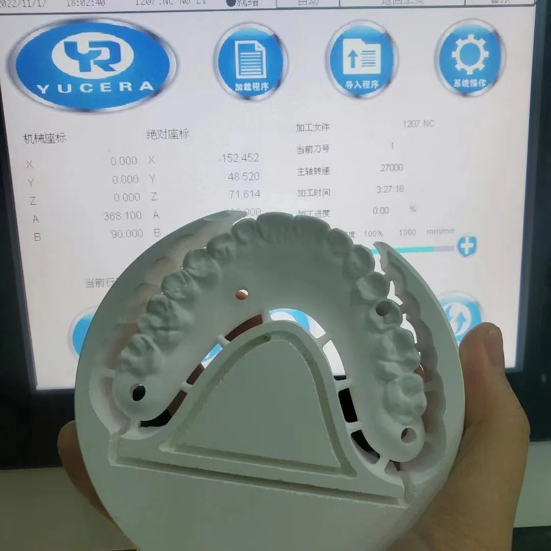 Yucera 5axis Milling Machine YRC-5X Cad Cam Milling for Dental Lab Milling Zirconia Material
