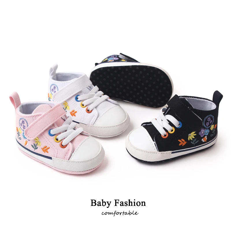 Wholesale Canvas Unisex Baby Toddler Infant Boys and Girls Shoes Baby Sneakers