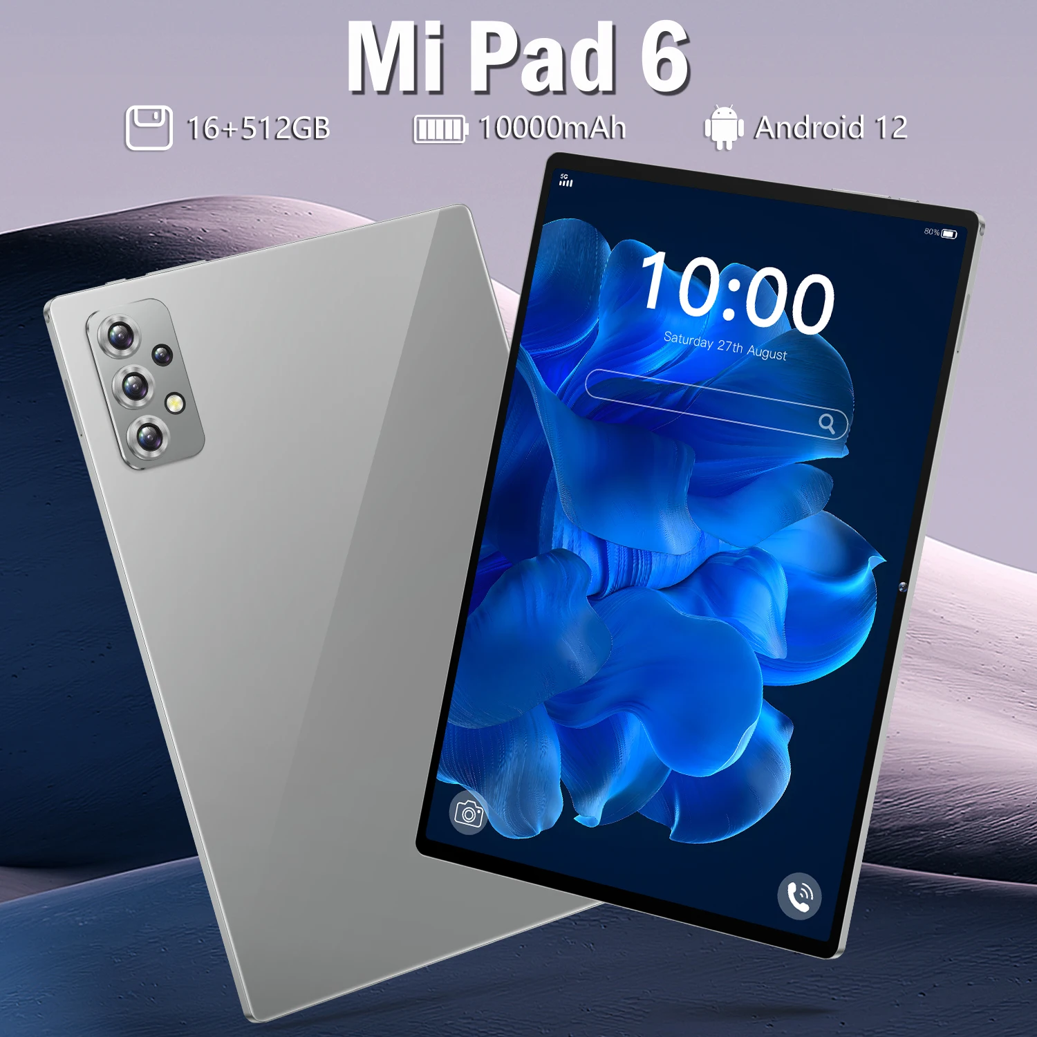 5g 16GB + 512GB Mipad6 Pro Call Dual Sim Cards Tablet for Adult